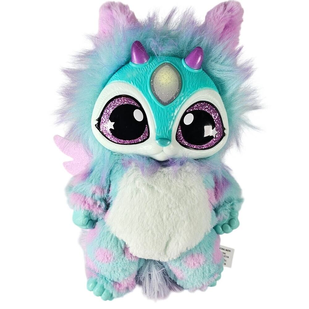 Magic Mixies Interactive Plush Toy 7" Mixlings Blue Purple Wings Works Moose Toy